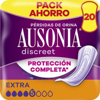 Compresa extra para pérdidas de orina bolsa 10 unidades + 10 unidades -