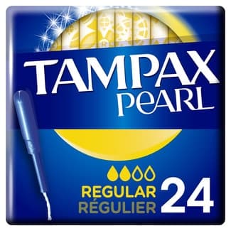 Pearl tampones con aplicador regular caja 24 unidades -