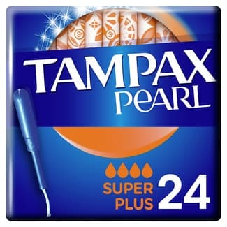 Pearl tampones con aplicador super plus caja 24 unidades -