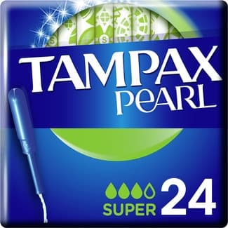 Pearl tampones con aplicador super caja 24 unidades -
