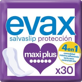 Salvaslip maxi plus caja 30 unidades -