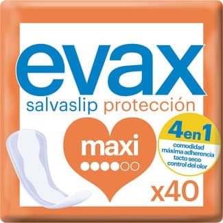 Salvaslip maxi caja 40 unidades -