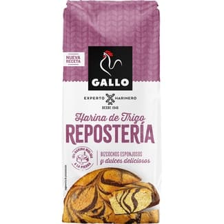 Harina de trigo para repostería paquete 1 kg -