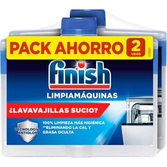 Limpia máquinas de lavavajillas pack 2 botella 250 ml -
