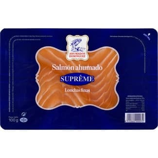 Salmón ahumado Supreme en lonchas envase 100 g -