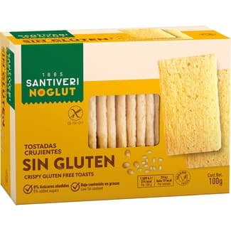 Tostadas crujientes sin gluten estuche 100 g -