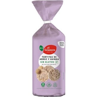 Bio tortitas de arroz y quinoa ecológicas bolsa 120 g -