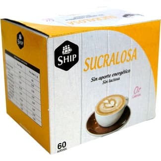 Sucralosa 0% calorías sin lactosa envase 60 sobres -