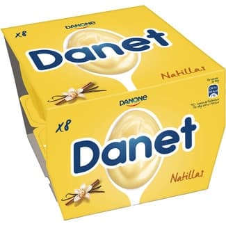 Natillas de vainilla sin gluten pack 8 unidades 120 g pack ahorro -