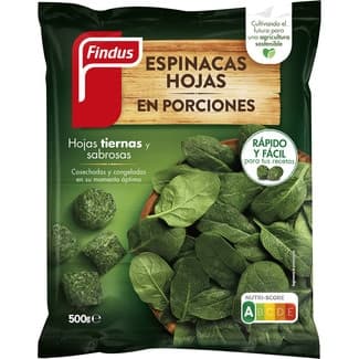 Espinacas en hojas miniporciones bolsa 500 g -