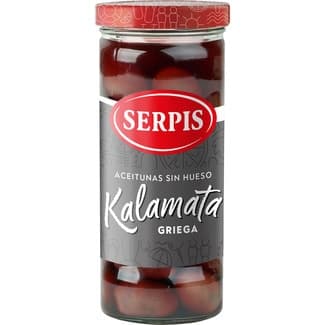 Aceitunas kalamata sin hueso frasco 170 g neto escurrido -