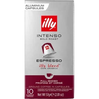Café espresso 100% arábica estuche 10 cápsulas compatibles con máquinas Nespresso -