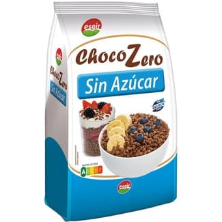 ChocoZero cereales de chocolate sin gluten, sin azúcares y sin aceite de palma bolsa 300 g -