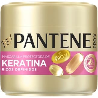 Mascarilla de pelo reconstructora de Keratina Rizos Definidos tarro 500 ml -
