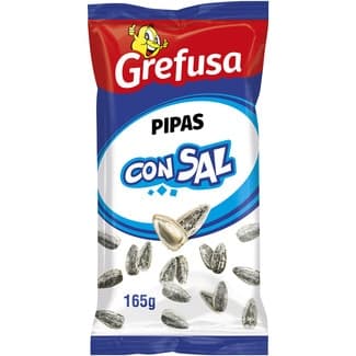 Pipas G con sal bolsa 165 g -
