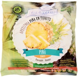 Piña en trozos ideal para postres, smoothies y pastelería 100% natural bolsa 300 g -