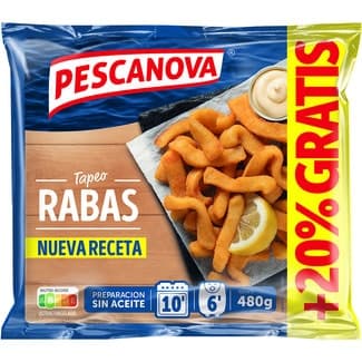 Rabas rebozadas bolsa 400 g -