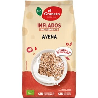 Bio avena hinchada ecológica sin aceite de palma bolsa 250 g -