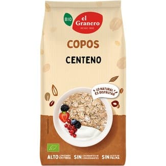 Bio copos de centeno de cultivo ecológico sin aceite de palma bolsa 500 g -