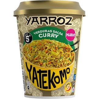 Yarroz verduras con salsa curry vaso 83 g -