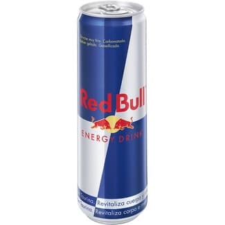 Bebida energética con cafeína, taurina, Vitamina B, sacarosa, glucosa y agua de los Alpes lata 47,30 cl -