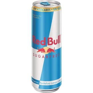 Bebida energética Sugar Free con cafeína, taurina, vitamina B y agua de los Alpes lata 35,50 cl -