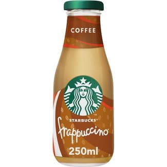 Frappuccino bebida láctea de café arábica con leche semidesnatada baja en grasa botella 250 ml -