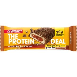 Barrita con proteínas Enervit Sport caramel fun sin gluten envase 55 g -