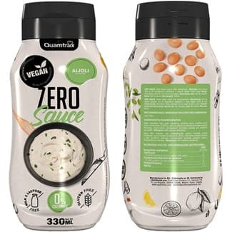 Salsa alioli 0% vegana, sin gluten y sin lactosa bote 330 ml -