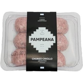 Chorizo criollo argentino bandeja 400 g -