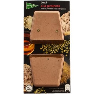Paté a la pimienta sin gluten pack 2 x 50 g envase 100 g -