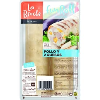 Fun Roll flautas de pollo y 2 quesos 2 unidades envase 275 g -