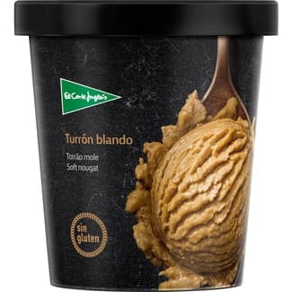 Helado de turrón blando sin gluten tarrina 500 ml -