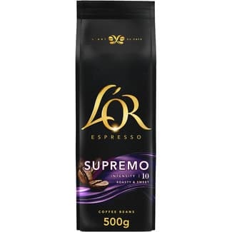 Café en grano intensidad 10 Supremo bolsa 500 g -