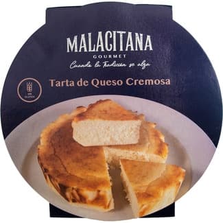 Tarta de queso cremosa sin gluten envase 500 g -
