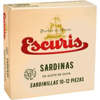 Sardinillas en aceite de oliva 8-10 piezas lata 57 g neto escurrido -