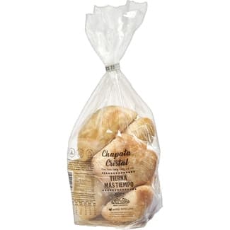Pan chapata cristal 6 unidades bolsa 240 g -