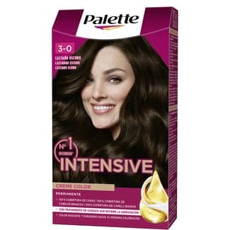 Tinte Intensive Creme Color permanente castaño oscuro nº 3 caja 1 unidad cuidado nutritivo con micro-aceites -