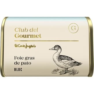 Bloc de foie gras de pato lata 130 g -