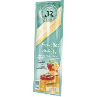 Pasta filo hojaldrado especial 8-10 hojas envase 250 g -