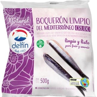 Boquerón limpio bolsa 500 g neto escurrido -