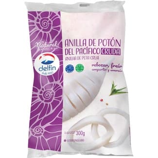 Anillas de pota bolsa 300 g neto escurrido -