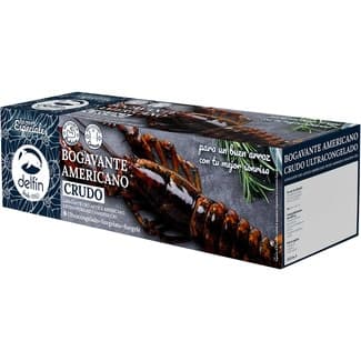 Bogavante americano crudo estuche 350 g neto escurrido -