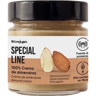 Crema de almendras 100% frasco 200 g -