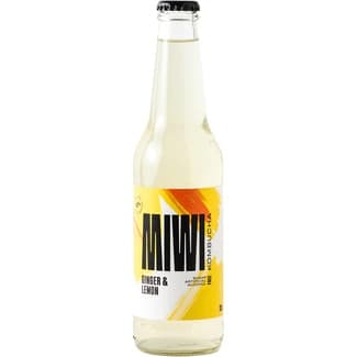 Kombucha sabor jengibre y limón sin azúcar botella 330 ml -