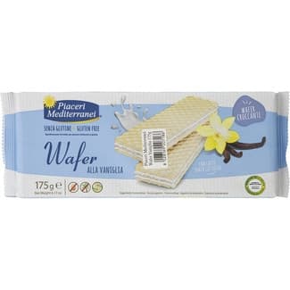 Barquillos a la crema de vainilla sin gluten, con leche sin lactosa y sin aceite de palma envase 175 g -