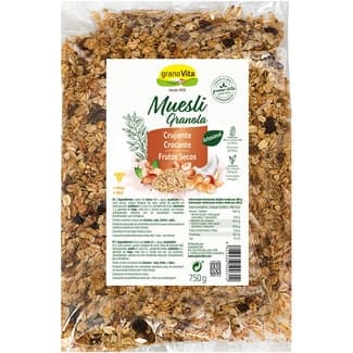 Muesli granola crujiente con frutos secos bolsa 750 g -