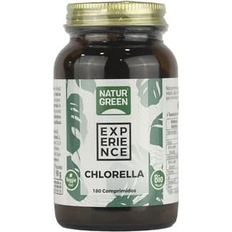 Experience Chlorella Bio sin gluten y sin lactosa ayuda a eliminar toxinas 180 comprimidos envase 90 g -