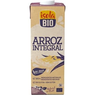 Bebida de arroz integral ecológica y sin gluten envase 1 l -