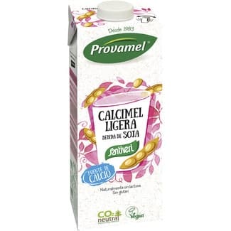 Calcimel Ligera bebida de soja enriquecida con calcio sin gluten y sin lactosa envase 1 l -